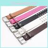 Женский полый металлический кожаный ремень с металлической застежкой для уличной и повседневной моды