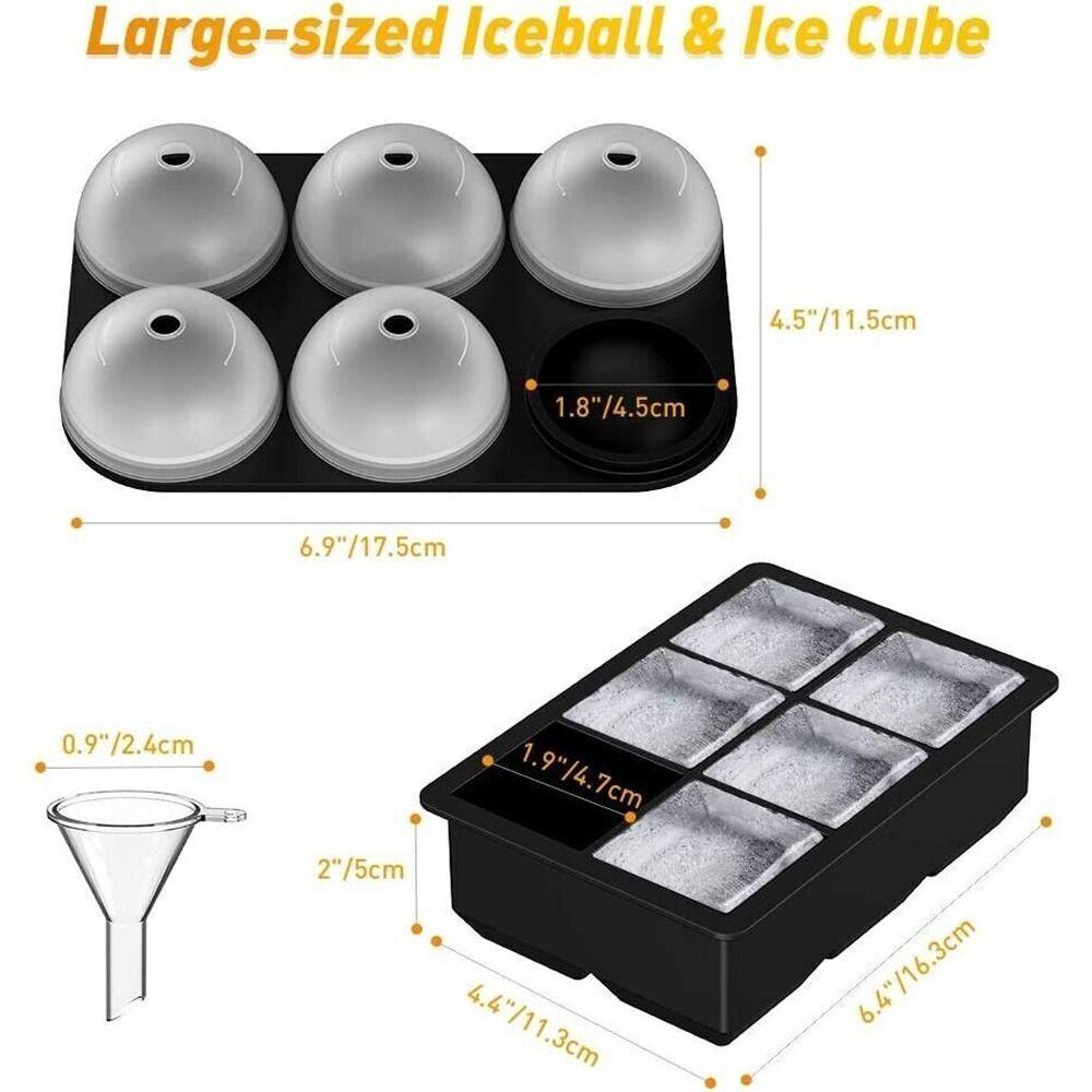Инструменты для мороженого Круглые Квадратные Многоразовые Силиконовые Формы для льда Форма для кубиков льда Квадратная форма Форма для ледяных шариков