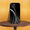 Элегантный мужской чехол для телефона с узором "паркет" для iPhone 17,16,15,14,13,12,11,Pro,Max,Plus,X,XS,SE4,E,Mini, Мягкий черный чехол