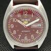 Б/У винтажные часы SEIKO 5 AUTOMATIC 6309A JAPAN MENS D/D MAROON WATCH 596-a312728-9 SKU596-a312728