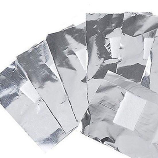 50 шт./100 шт. средства для снятия ногтей. Эффективные и экологически чистые фольгированные обертывания. Средства для снятия ногтей для легкого удаления гель-лака.