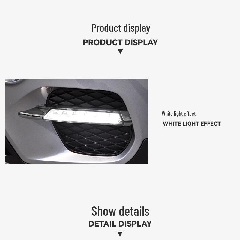 Compatible LED Daytime Running Lights for 2011-2013 BMW X5 and E71 Retrofitting.