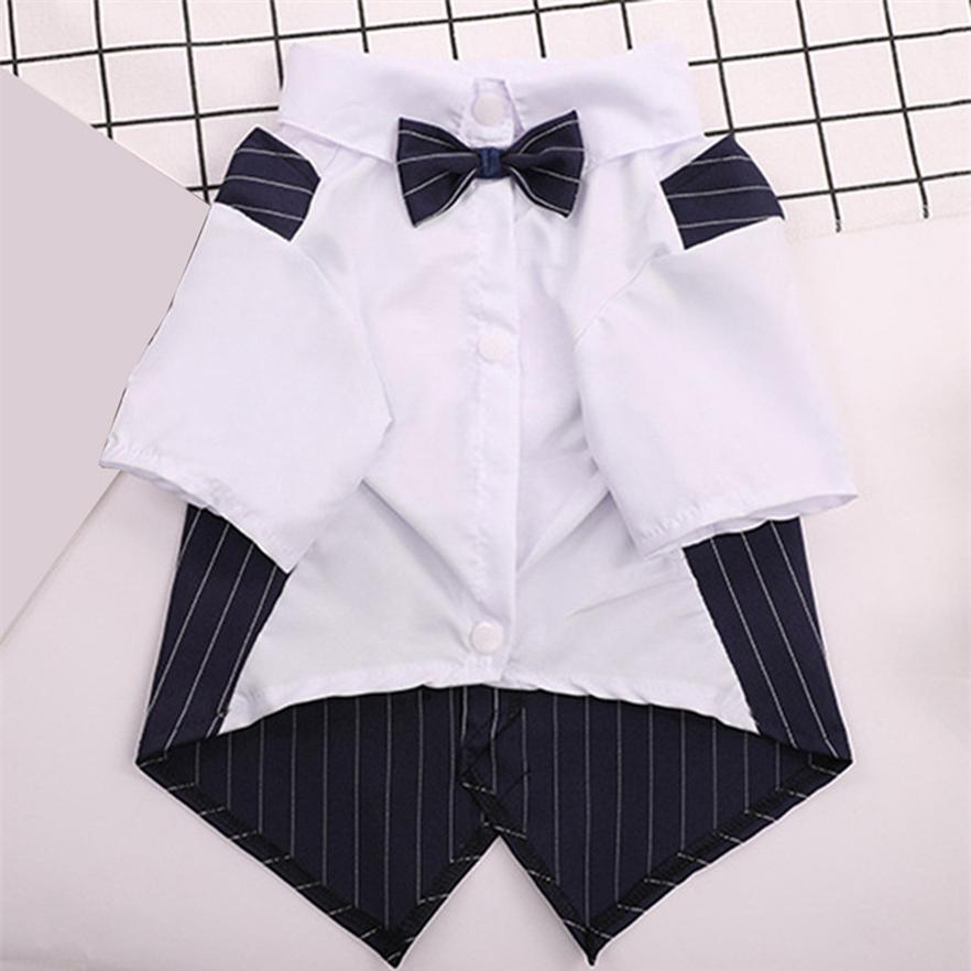 Изысканный костюм-рубашка для собак, модный костюм для кошек