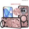 Вращающаяся защита объектива камеры Funda для Nothing Phone 3A Pro Чехол для Nothing Phone 3A Pro 5G Чехол Магнитное кольцо Подставка Держатель Чехол