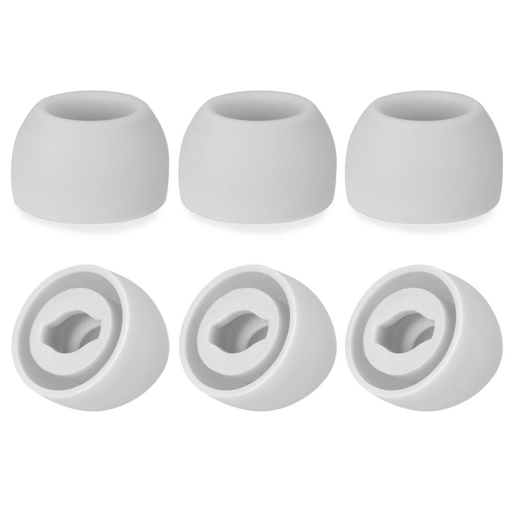 6Pcs/3Pairs Earphone Accessories Earbuds Eartips Ear Cap Ear Tips Replacement Silicone