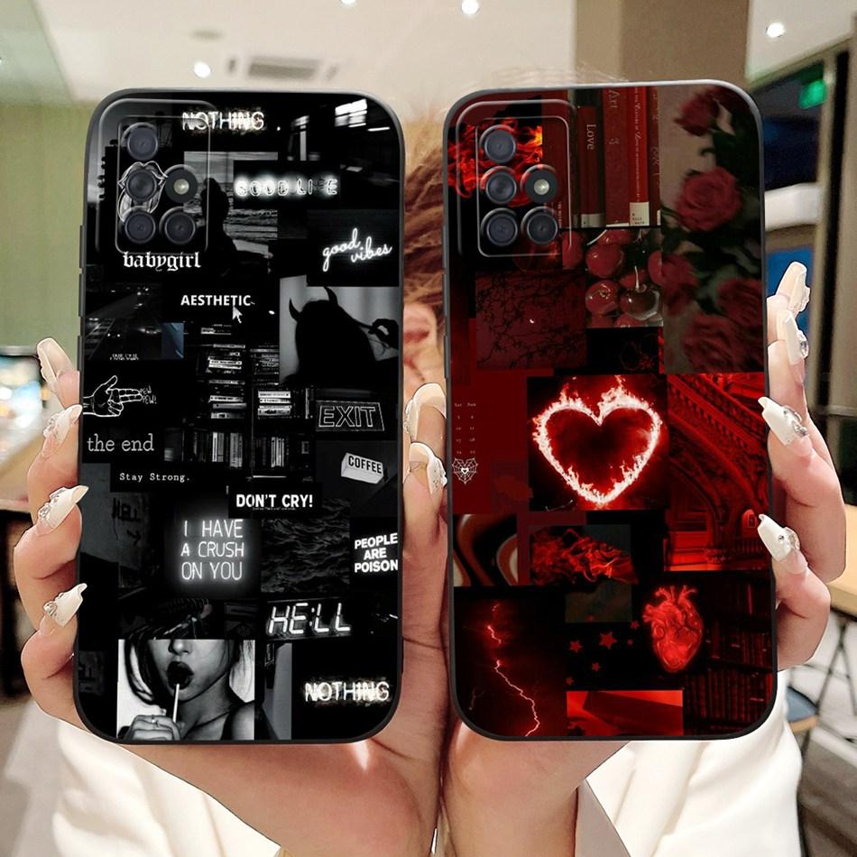 Для Samsung Galaxy A71 A51 4G Модный чехол для телефона с рисунком «Сумеречный пляж» Для Samsung A51 A71 4G Мягкие силиконовые противоударные чехлы
