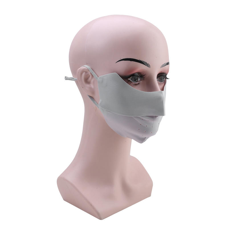 Ice Silk Face Mask Sun Protection Summer Breathable Men Women Outdoor Running Sports Mask