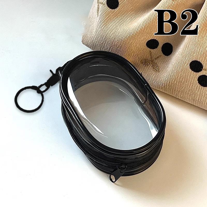 Органайзер для ювелирных изделий, прозрачная коробка для хранения, загадочная коробка, брелок для ключей, чехол для хранения, утолщенный кошелек, милая сумка для куклы, организация