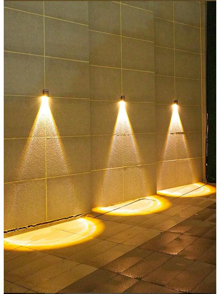 Outdoor Solar Wall Washer Light - Waterproof Spotlight for Gardens, Fences, and Villas