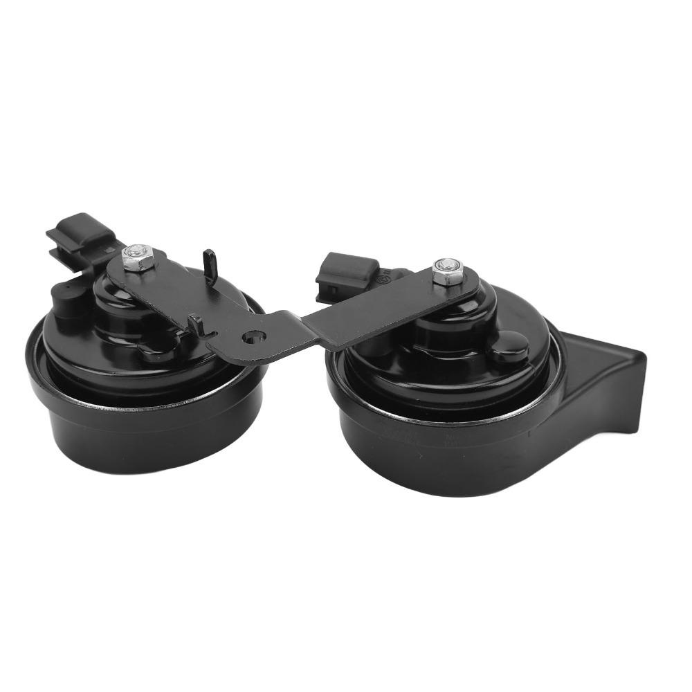 A pair with Bracket Dual Tone Snail Horn Car Snail Horn for Tesla MODEL 3 2017‑2022 Vehicle Upgrade