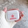 Силиконовый чехол для Apple Airpods 2 1 Чехлы для наушников с крючком Флаг Марокко Футбол Для Airpod Pro 3 Pro2 Прозрачные защитные чехлы