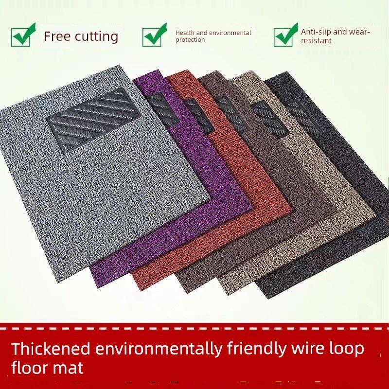 General Motors Car Floor Mats, Wire Loop Mats, Easy to Clean, Can Be Freely Cut, Single Piece Driver's Foot Mat, Waterproof Carpet