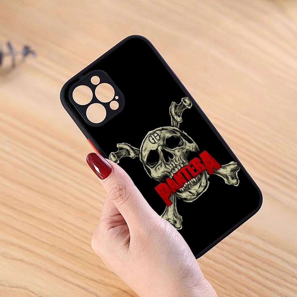 Pantera Cowboys From Hell Phone Case Black Matte for iPhone 15ProMax 13 12 11 14 Pro Max Mini 8 7 Plus SE2020 XS Max X XR Cover