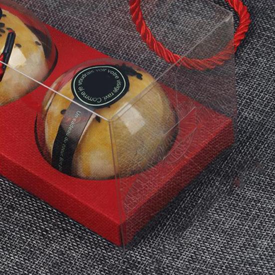 10шт прозрачные коробки ПЭТ торт кекс рулон контейнер упаковка десерт держатель