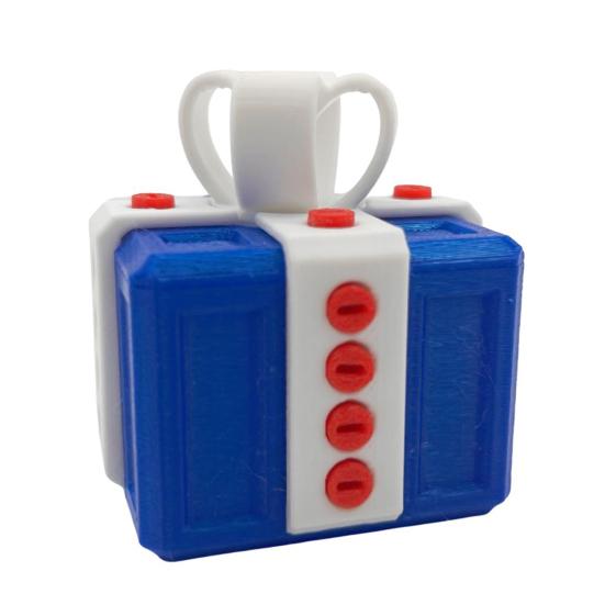 3D Printed Annoying Gift Box with Screws Colorful Square Puzzle Present Box Prank Case Home Office Bookshelf Desktop Decoration Ornament