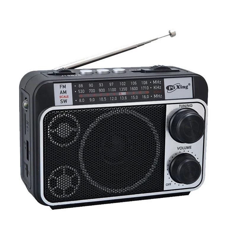 Мини портативное FM AM SW радио с солнечной зарядкой, радиоприемник, беспроводной Bluetooth-динамик со светодиодным фонариком, поддержка TF-карты, USB