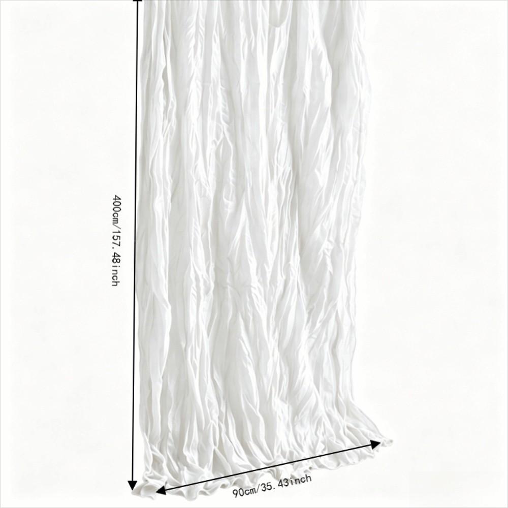 90x400cm Cheesecloth Table Runner Polyester Fiber Fabric Table Runner Wedding Decor