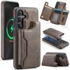 MAGKING K3 Series For Samsung Galaxy S24 Case Compatible with MagSafe Wallet PC+TPU+PU Phone Cover