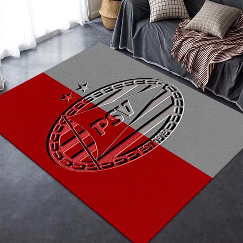 Новый ковер PSV Eindhoven 2025 для гостиной, спальни, дома, украшение дивана, нескользящий коврик для детских игр