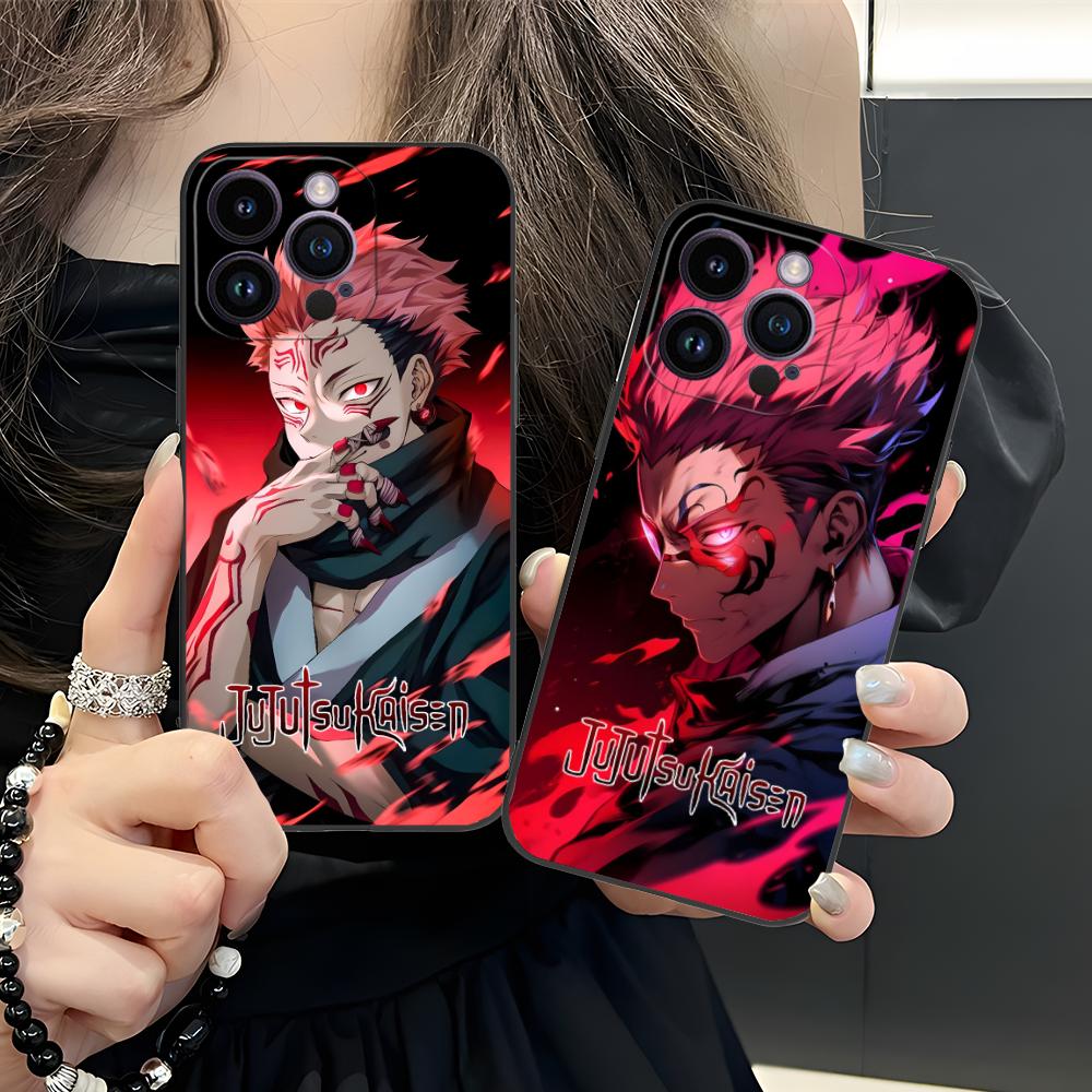 Чехол для мобильного телефона Jujutsu Kaisen Сукуна для iPhone 17 16 15 14 13 12 11 X XR XS 8 7 Air Pro Max Plus Mini Цветной чехол Красивый