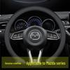 Натуральная кожа Рулевое колесо Покрытие для Mazda 36, Axela, CX54, Atenza и CX30