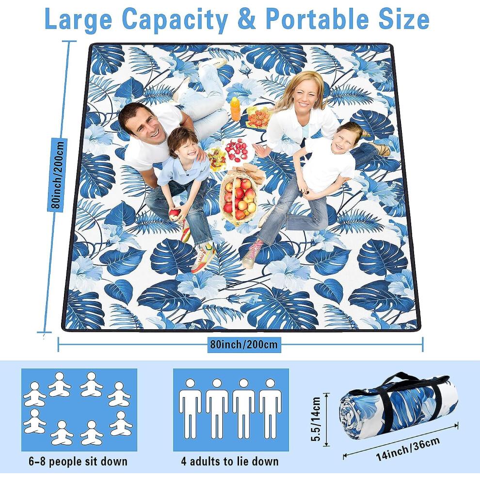Extra Large Picnic Blankets Waterproof Foldable (60