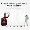 Qiilu Wireless Microphone for Karaoke Handheld VHF USB Receiver Black ABS Plastic Professional Universal