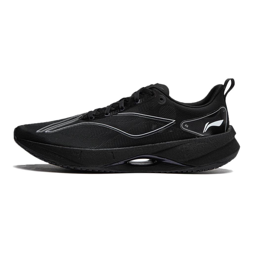 Li Ning Super Light 21 Нескользящие, Износостойкие, Дышащие Низкие Повседневные Беговые Кроссовки Мужские Черные ARBU001-37