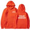 Men's and women's printed hooded sweatshirt, loose and casual clothing, long-sleeved street-style personalized sweatshirt
