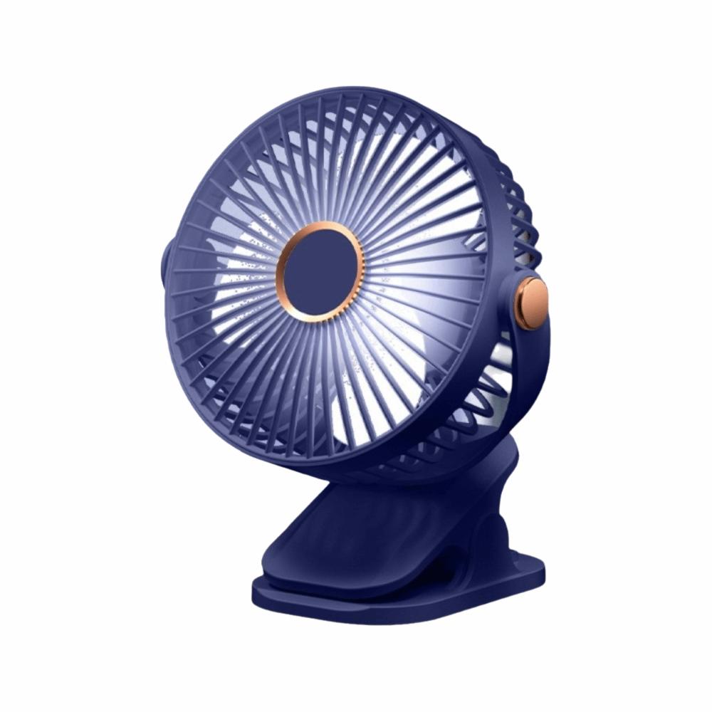 Clip/Stand/Hang Design Desktop Electric Fan 720° Rotation Cooling Fan Portable Clip-on Fan Home