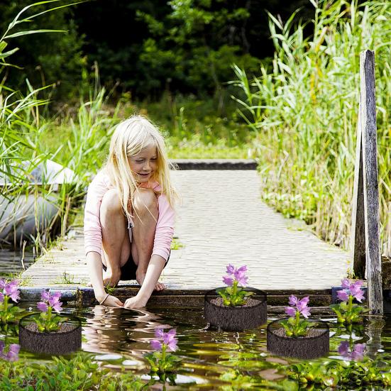 4 шт., водные мешки для посадки, многоразовые воздухопроницаемые кашпо для пруда, сетчатый водный садовый пруд, горшок для растений, горшки для лилий для болотных и наземных растений