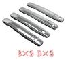 BRIGHTZ Chrome Door Handle Covers and Knobs Set for eK Cross Space 38A eK Cross Cross Space (34, 35, 37, 38) [DAYZ-NOBU-A0B2C0D2] B34A, B35A, B37A,