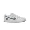 Supreme x Dunk Low SB Белые Металлик Серебристые Унисекс Кроссовки HQ8487-100