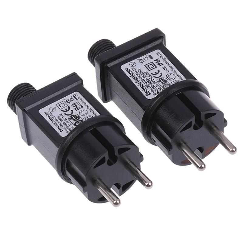 Европейская вилка переменного тока 220 В до 31 В постоянного тока 6 Вт 8-функциональный светодиодный драйвер лампы с переключателем, адаптер IP44, водонепроницаемый лазерный светильник, европейский блок питания