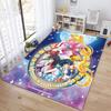 Cute cartoon theme Sailor Moon Tsukino Usagi cartoon rug Multifunctional household anti-slip decorative door mat, outdoor floor mat, and carpet Y8