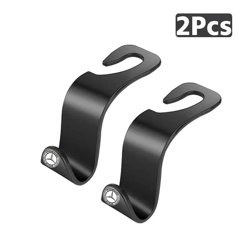 1/2/4Pcs Car Seat Back Hook Headrest Storage Holder Stickers For Mercedes Benz GLC63 GLC43 GLC250 GLC300 X253 C253 W253 S W212