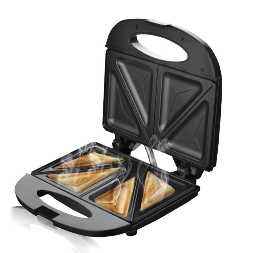 Household Double Sided Heated Sandwich Maker Multipurpose Toast Waffle Breakfast Maker