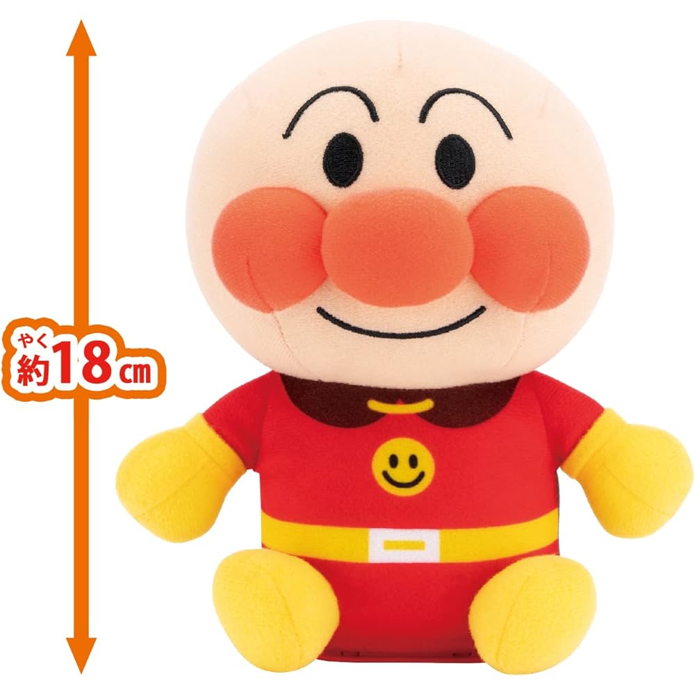 Плюшевая игрушка Bandai Анпанман Пиёкопиёко, от 2 лет, мягкая и обнимательная кукла-персонаж