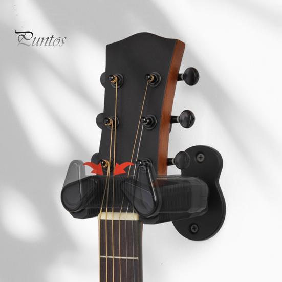 Настенное крепление для гитары, автоматический замок, металлический крючок, гитарные аксессуары для акустической электрогитары, бас-банджо, мандолины