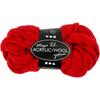 Mega XL Yarn Ball - Creotime - Dark Red - 90% Acrylic - 10% Wool - 300 Gr