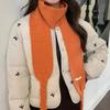 Luxury Winter Wool Scarf Women Cashmere Warm Pashmina  Neckerchief Female Shawl Wraps Thick Soft Cold-Proof Poncho Stole