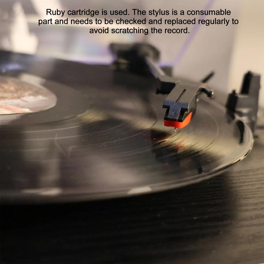 Ретро Виниловый Проигрыватель LP Портативный Проигрыватель Винтажный Граммофон 3 Скорости BT5.0 Беспроводные Динамики Линейный