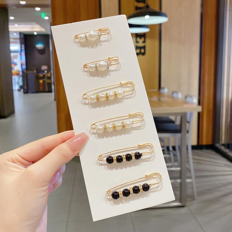 Элегантная брошь и булавка на талию с жемчугом для женщин