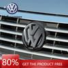 Для VOLKSWAGEN VW Набор премиальных автомобильных наклеек для 03-08 VW Golf 5 MK5 GTI - 129x113 мм Замена передней эмблемы, Водонепроницаемые и УФ-защитные