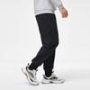 Li Ning Sports Lifestyle Series Solid Color Elastic Waistband Knit Joggers Men Joggers Black AKYT623-2
