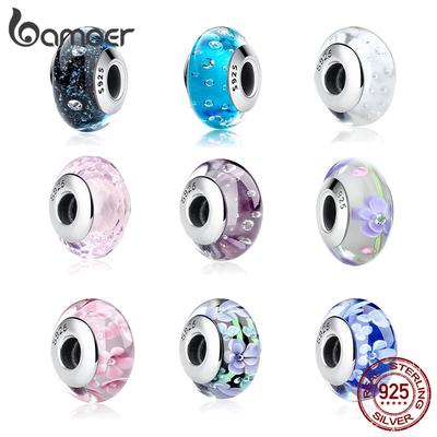 BAMOER Элегантный модный шарм из стерлингово серебра 925 пробы