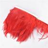 10Meters Saddle Pheasant Feathers Fringe for Clothes Ribbon Cock Feather Trim Flecos Tassel Needlework Decoration Sewing Decor
