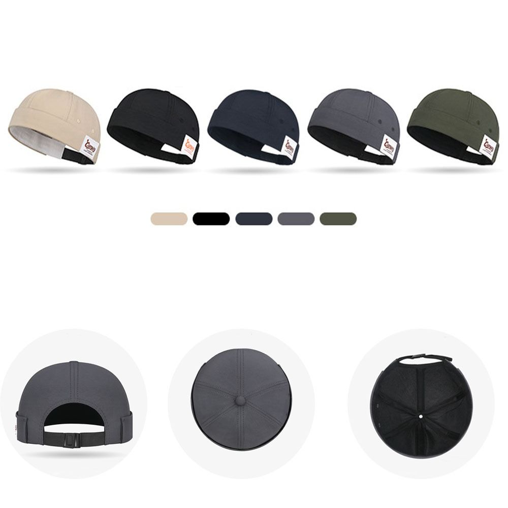 Retro Landlord Hat Quick Drying Skullcap Casual Snapback Hat Unisex