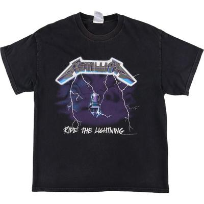 Винтажная футболка Metallica 1994 года Ride The Lightning 90-е Музыкальная группа Тур Y2K Унисекс Футболка