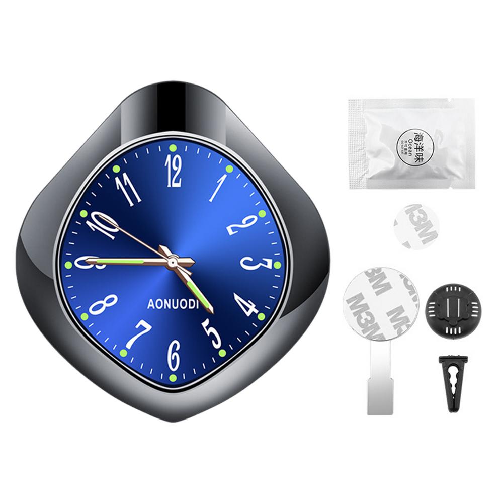 Ароматизатор для вентиляционного отверстия автомобиля Ароматизатор для автомобиля Аромат для вентиляционного отверстия в форме часов Духи для вентиляционного отверстия Светящийся автомобильный декор Автомобильные освежители воздуха для автомобиля